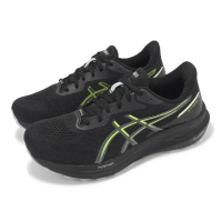 【asics 亞瑟士】慢跑鞋 GT-1000 13 GTX 男鞋 黑 綠 防水 支撐 回彈 運動鞋 亞瑟士(1011B857001)