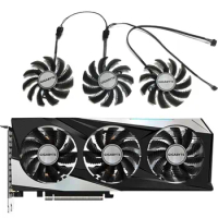 PLD08010S12HH 78MM 4PIN Graphics card cooling fan，For Gigabyte RTX 3050、3060、3060TI GAMING OC