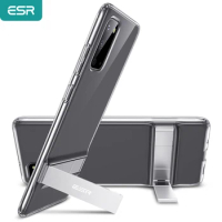 ESR for Samsung Note 10 Plus for S21 Ultra Case Metal Kickstand Steady Case for Galaxy S20/S21 Plus/S20 Ultra