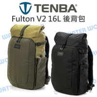 TENBA Fulton V2 16L 後背包 後背包 雙肩包 相機包 行李箱繫帶 多功能捲蓋【中壢NOVA-水世界】