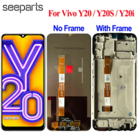 Tested Well 6.51" For Vivo Y20 Y20s Y20i LCD Display Touch ScreenPanel Digitizer Sensor Assembly Y20 Display Replacement Screen