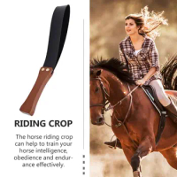 High Quality Reusable Professional Handheld Riding Crop Horse Whip Crop Solid Wood Horse Crop