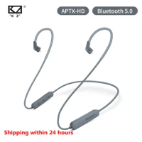 KZ Bluetooth 5.0 Earphone Aptx HD QCC3034 Module headset Upgrade Cable Applies Original Headphones KZ AS10 ZST ES4 ZSN ZS10 Pro