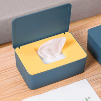 免運 可開發票 居家簡約日式口罩收納盒 防塵帶蓋濕紙巾盒 桌面收納盒
