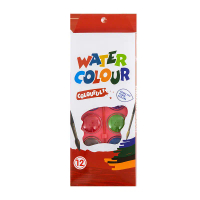 12 warna pepejal watercolor pigmen kanak-kanak sastera perkakas seni seni lukisan graffiti watercolo