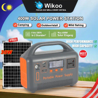 SOLAR Power Station Solar Portable 220v AC Output 400w LED Outdoor emergency Powerbank Solar Solar l