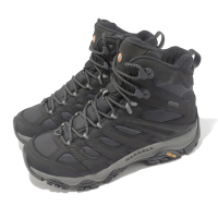 Merrell 越野鞋 Moab 3 APEX Mid WP 男鞋 黑 登山鞋 防水 黃金大底 戶外 郊山 中筒 ML037049