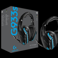 Original Logitech G933s Wired/Wireless 7.1 Surround RGB Game Headset Multi-Platform DTS Dolby Headphone for laptop PC SmartPhone