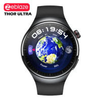 Zeblaze Thor Ultra 4G LTE Smart Watch Phone 1.43'' AMOLED Display Screen Android 8.1 Quad Core Smartwatch GPS WIFI 2GB 16GB