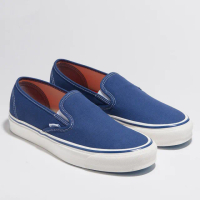 【VANS 官方旗艦】Slip-On 48 Deck DX 男女款海軍藍色滑板鞋