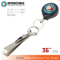 【WCC】Boomerang Tool系列 36”/2oz伸縮繫繩鑰匙圈+4合1子線夾(單款販售)