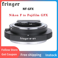 Fringer NF-GFX Lens Adapter Ring For Nikon F Mount Lenses to Fujifilm GFX Cameras GFX100 GFX100S GFX50S GFX50R