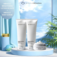 BUNDLE SET- MIRACLE BRIGHTENING LOTION 28DAYS + MIRACLE BODY SCRUB
