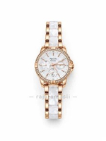 Alexandre Christie AC 6141 BF Jam Tangan Wanita Multifunction Silver Dial Dual Tone Stainless Steel 
