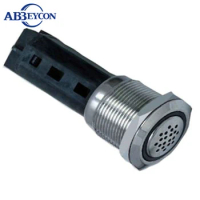 1934 19mm anti-vandal metal buzzer 19mm stainless steel 24V/220V RED LED illuminated metal buzzer