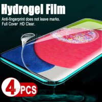 4PCS Screen Protector For Samsung Galaxy A52 4G A53 A73 A33 A52s 5G Water Gel Hydrogel Film A 53 73 33 52 s 52s 5 4 G Not Glass