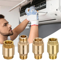 Industrial 6 Inch Thickened Brass Check Valves Easy Threaded Connection For Secure Fluid Control Air