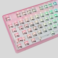 RGB LED DIY Mechanical Keyboard for MK870 Programmable Hot Swappable Keyboard Type-C CMMK Satellite Shaft PC Kit