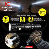【錸特光電】KLARUS XT12S 1600流明 402米射程 高亮 EDC戰術手電筒 一鍵爆閃 18650 磁吸充電