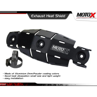 ซีโอดี การ์ดคอท่อ กันร้อนคอท่อ  KLX140/150  MOTO-X อลูมิเนียมหนา 2 มม.