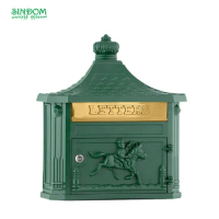 Antique Letterbox for Newspaper, Outdoor, Street, Home, Mailbox