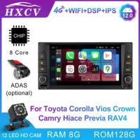 L6PRO Android 11 Auto Car Radio Multimedia For Toyota Corolla Vios Crown Camry Hiace Previa RAV4 Carplay Stereo GPS Navigation