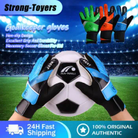 1PCS Children Anti-Slip Glove Goalkeeper Gloves Soccer Goalkeeper Gloves Football Goalkeeper Double Finger Protection Gloves
