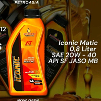 oli motor matic/oli petroasia Iconic 800ml SAE 20W-40 , cocok untuk segala jenis motor matic anda. M