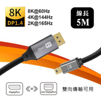 【現折$50 最高回饋3000點】   i-wiz 1.4版 DP公-MINI DP公 電競影音傳輸線 5M