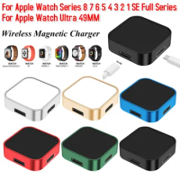 2 in 1 Charging Dock Stand 8 Pin Type-C Wireless Magnetic Charger for Apple Watch Series8 7 6 for iPhone 15 14 for AirPods Pro 2