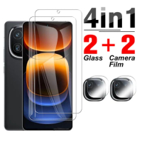 4in1 tempered glass For vivo iQOO 12 2023 iQOO12 Clear protective glass 6.78 inches Anti-scratch Lens Screen Protector V2307A