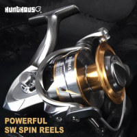 HuntHouse Japan Made fishing spinning reel Saltist LSW3000-LSW10000 4.9:1 5.1:1 10BB Alloy 20kg Jigging Spinning trolling reel