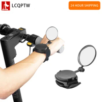 Electric Scooter Wrist Arm Back Safety Mirror 360° Rotatable Cycling Wrist Rearview Mirror for Xiaomi 3 M365 1s Pro Pro2