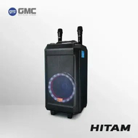 GMC Speaker 883K – Bluetooth Karaoke Speaker 10" – 200W, USB, SD, AV In, FM Radio, Karaoke Jack, Wir