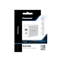 【Panasonic 國際牌】18W USB-A+TYPE-C 雙孔電源供應器 白(快充豆腐頭)