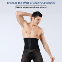 Slimming Breathable Shapers Boxer Brief Body Shaper Shorts For Men Shaping Pants Fitness Boxer Shapewear Butt Lifter Body shorts