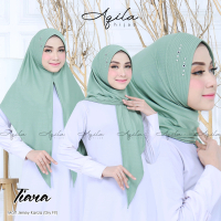 Aqila Hijab - Tiara Hijab Segitiga Instan Jersey Payet Mutiara