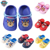 Original Paw Patrol Cartoon Sandals Children Creative Comfortable Slippers Summer Lovely Outdoor Hole Shoes Non-slip Kids Gift