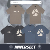 【INNERSECT】INNERSECT 三生萬物 陳冠希  23年新款 短袖 指向循環標 男女同款 INN23FWTTE52