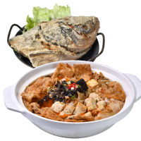 【林聰明沙鍋魚頭】沙鍋菜1000g*3+特大鰱魚頭600g(排隊名店 古早味 暢銷鍋物)