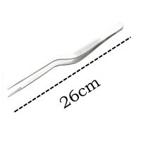神器夾子掏耳朵多用23cm加長接種304工具采耳鑷子多尺寸尖頭彎頭
