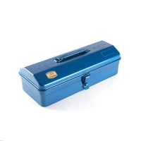 【Trusco】山型單層工具箱-鐵藍 Y-350-B 質感收納文具控的必收
