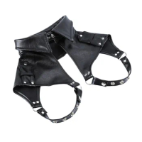 BDSM Gay Sexual Chest Leather Harness Strap Feisth Men Chest Bondage Crop Tops Rave Gay Body Harness Belts for Men