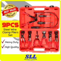 9Pcs Hose Clamp Set Plier Universal Automotive Fuel Hose, Oil Hose, Water Hose Removal Pliers Remove