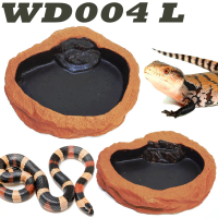 WD004 WATER DISH WATERDISH TEMPAT MAKAN MINUM REPTIL PERALATAN PERLENGKAPAN TERARIUM KANDANG GECKO T