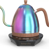 Brewista Artisan Electric Gooseneck Kettle, 1 Liter, For Pour Over Coffee, Brewing Tea, LCD Panel, Precise Digital Temperature