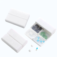 【藥收】磁吸折疊7格藥盒(保健 飾品盒 密封盒 分裝藥盒 隨身藥盒 藥品收納盒 零件盒 分格 防塵防潮 旅行)