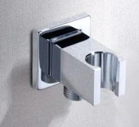 Modern Shower Faucet Connector Holder Hook Pedestal Bracket Brass Chrome Polish In Wall Toilet bidet Shattaf Bathroom Furniture