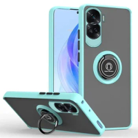 Magnetic Ring Holder Case for Huawei MATE20 30 40 50 P20 30 40 50 Lite Pro + Shockproof Matte Clear Cover