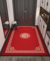 入戶門地墊家用地毯門墊進門紅色室內玄關腳墊門前墊門口墊子